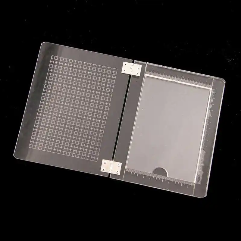 Stamping Platform Tool Positioning Scrapbook Craft Transparent Clear Stamp Folding Boards | Дом и сад