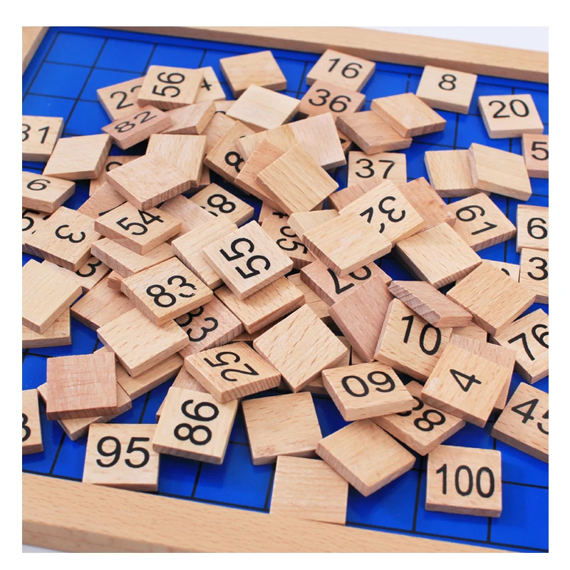 

Montessori 1-100 Consecutive Numbers Hundred Board Math Toys Teaching Resources Jeux Educatif Enfant 2 3 4 5 6 Ans
