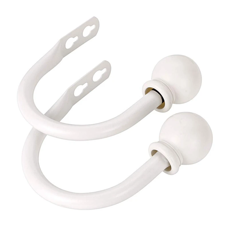 Комплект из 2 предметов с металлическим декором Шторы держатели спинок настенный