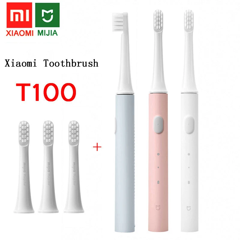 

xiaomi Mijia Sonic Electric Toothbrush T100 Adult Ultrasonic Automatic Toothbrush USB Rechargeable Waterproof Tooth Brush Xiomi