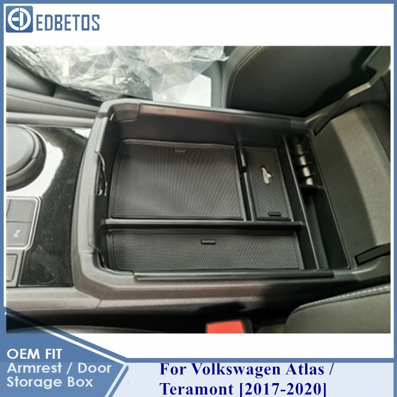 Подлокотник коробка для хранения Volkswagen Teramont 2017 2020 Atlas укладка Tidying органайзер