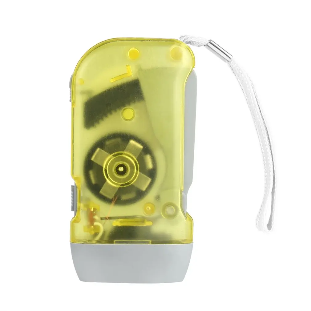 

Portable 3 LED Dynamo Wind Up Flashlight Hand-pressing Crank NR No Battery Torch Hot Sale Outdoor Tool