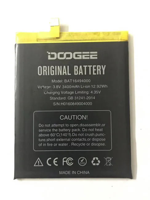 Оригинальный аккумулятор большой емкости doogee F7 3400 мАч для телефона F7|Батареи MP3/MP4