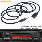 Кабель-адаптер FEELDO для BMW E46, с разъемом для штекера 3,5 мм, вспомогательным входом, с деловым CD-радио, головное устройство # HQ6254