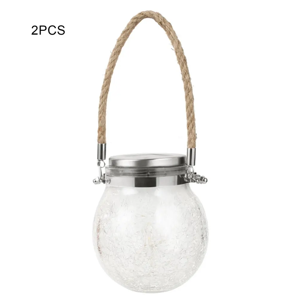 Светодиодный светильник феи на солнечной батарее с питанием от Mason Jar s для