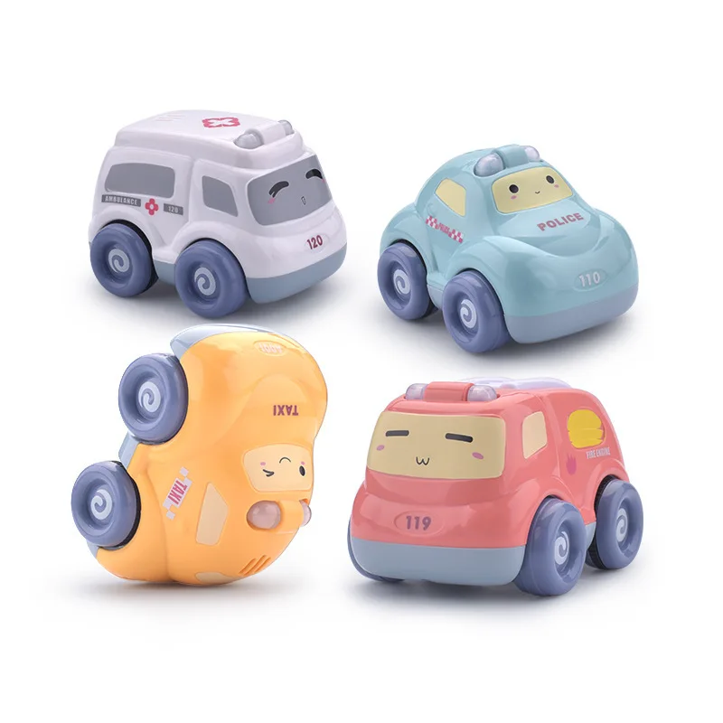 

Children's Early Education and Wisdom Pull Back Car Toy Car Package Boy's Drop-Resistant Inertia Car Baby Car 1-3 Years Old