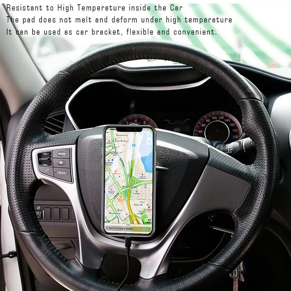 Автомобильные украшения Противоскользящий коврик прозрачные круглые клейкие