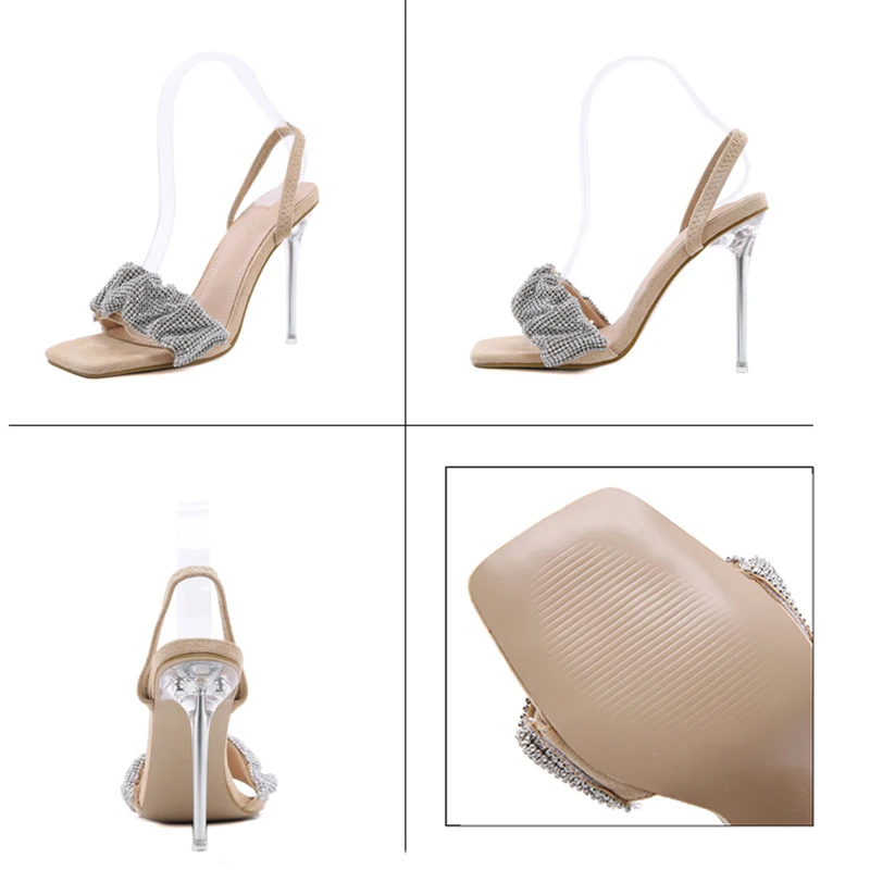 

Big Size Women Heels Shoes Sandals Summer Shoes For Women Pumps Female High Heels Women Party Shoes Bling Heels High-heeled