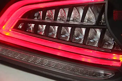 2 Pieces For SUBARU Impreza WRX Taillight Year LED Tail Lamp Rear Back Light Dark Red Housing Clear Len