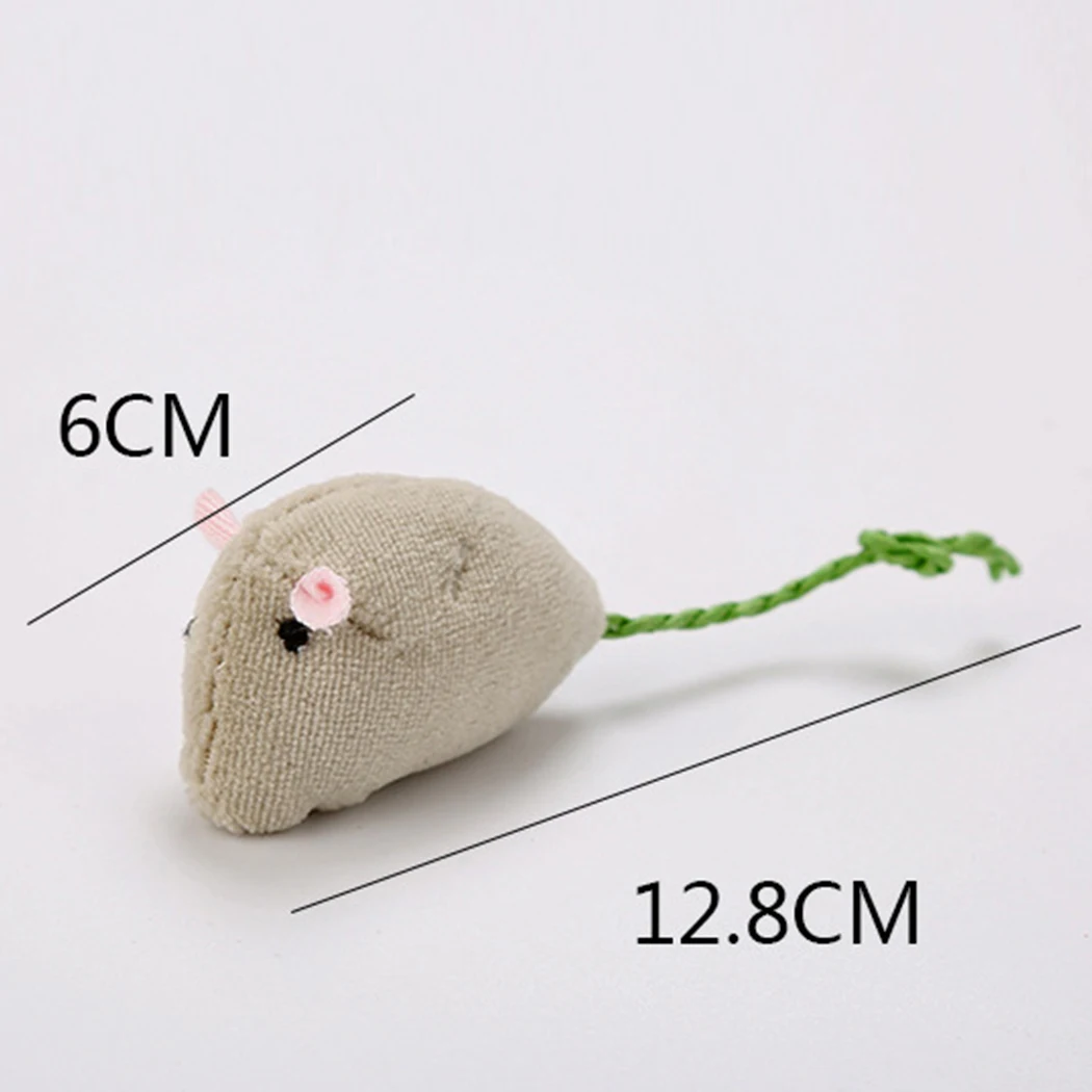 Кошки мышки 2 шт. игрушка для кошек из искусственного плюша жевательная со звуком