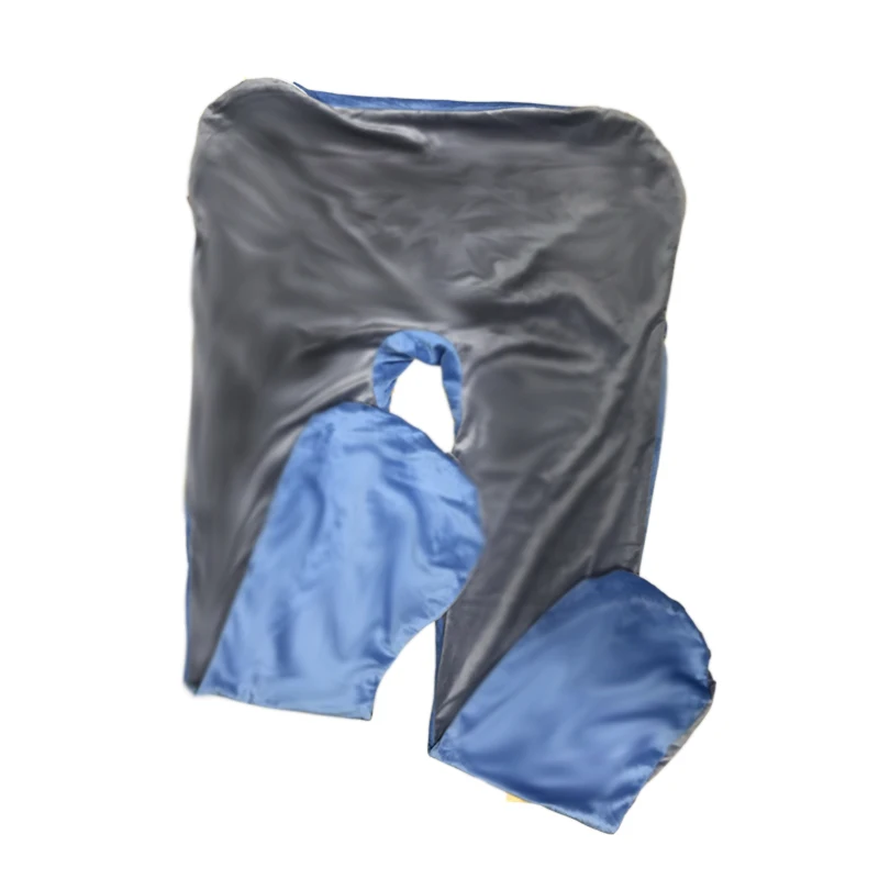 fleece blue-grey Мягкий чехол для подушки для беременных Gravida u-образная поясничная Подушка Чехол многофункциональная боковая защита чехол для подушки для беременных подарок для женщин - Цвет: fleece blue-grey