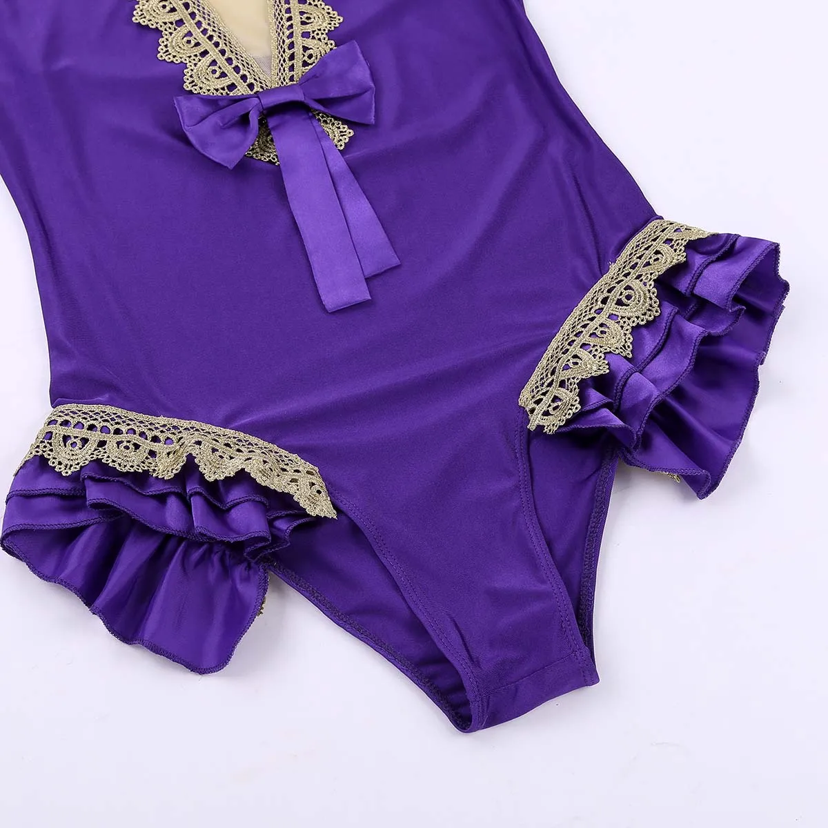 

Women Adults Cosplay Costume Halloween Party Role Play Outfit Shiny Satin Cape Top with Leotard Bodysuit for Stage Performance