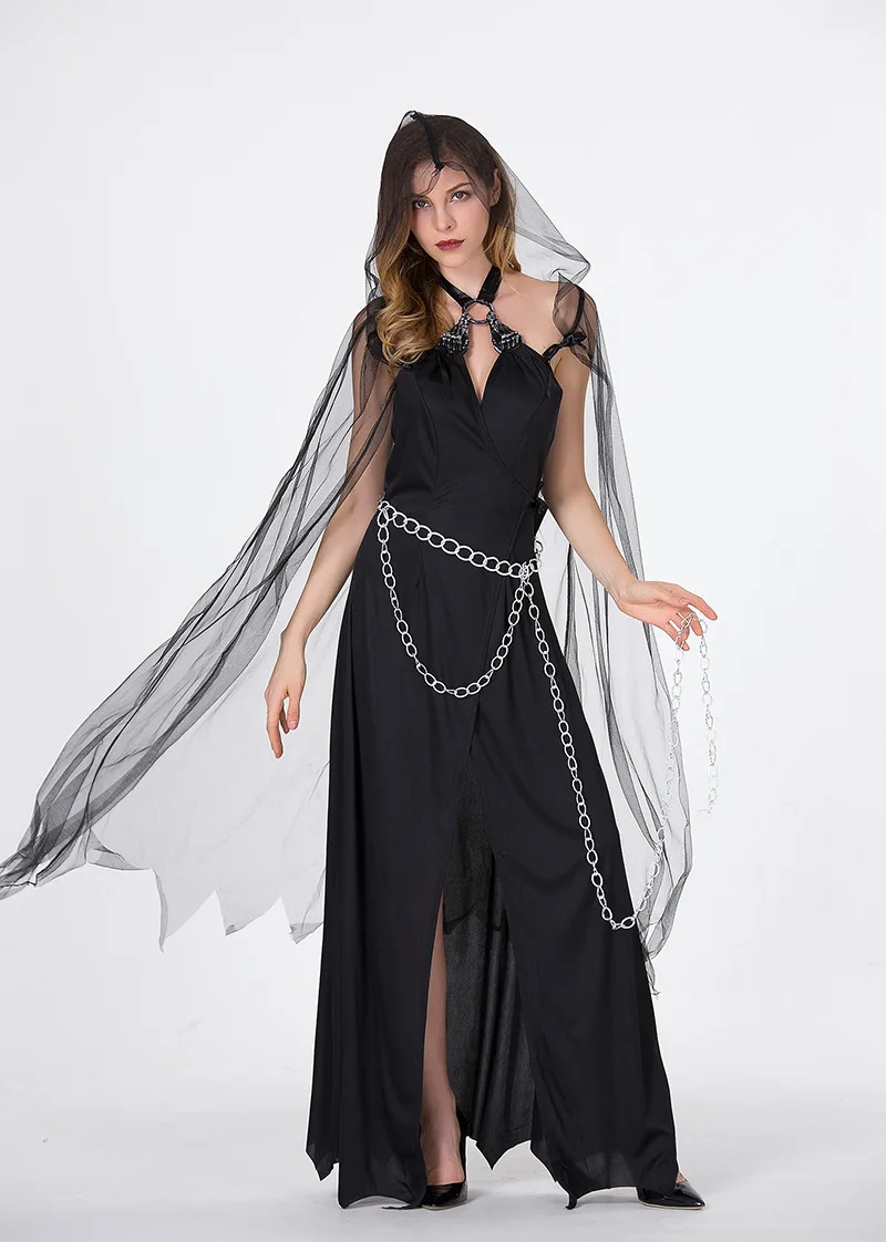 Популярные платья ведьмы на Хэллоуин демон вампир форма смерть ад богиня женское