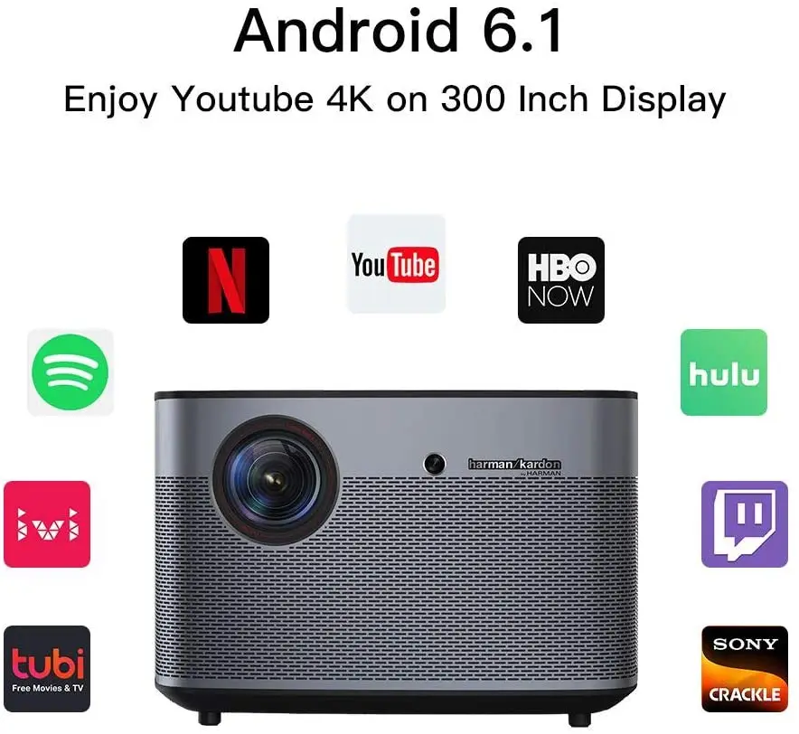 Оригинальный домашний проектор XGIMI H2 1350 ANSI Lumens 1080p светодиодный DLP 3D видео Android Wifi