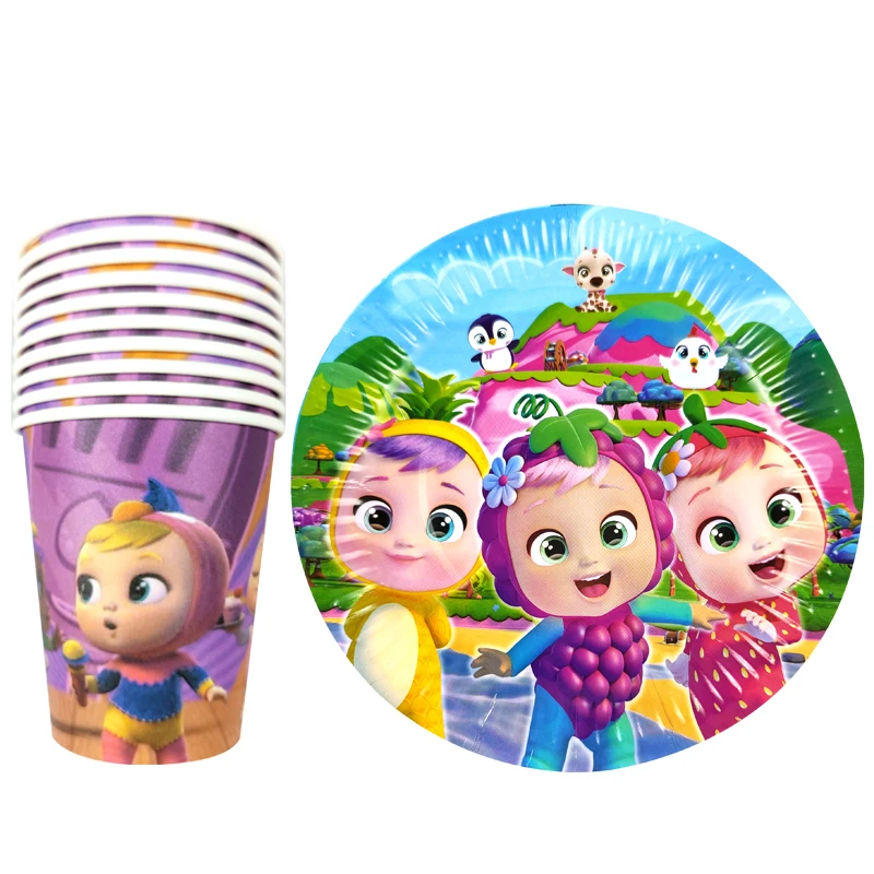 60 шт./лот Детские сувениры декоративные чашки тарелки детская тематическая