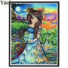 Новинка 2021, алмазная живопись, мультяшное хобби, искусство, 5D сделай сам, полная картина, квадратная, круглая вышивка, мозаика, стразы, украшение для дома