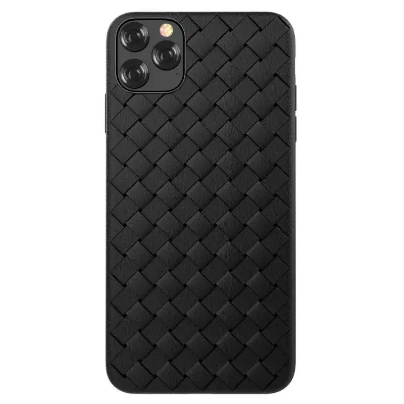 Ткацкий текстурный PU кожаный чехол для iphone 11 Pro Max apple 6 6s Plus 7 Plus 8 8Plus темно-зеленый чехол для телефона iphone XS Max X XR мягкий Coque Fundas