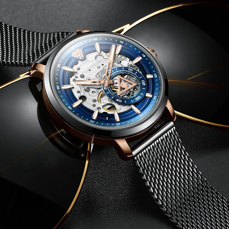 

FAIRWHALE mechanical automatic watch Waterproof 2021 fashion Sapphire watch mirror Luxury Mens Wristwatch Relogio Masculino