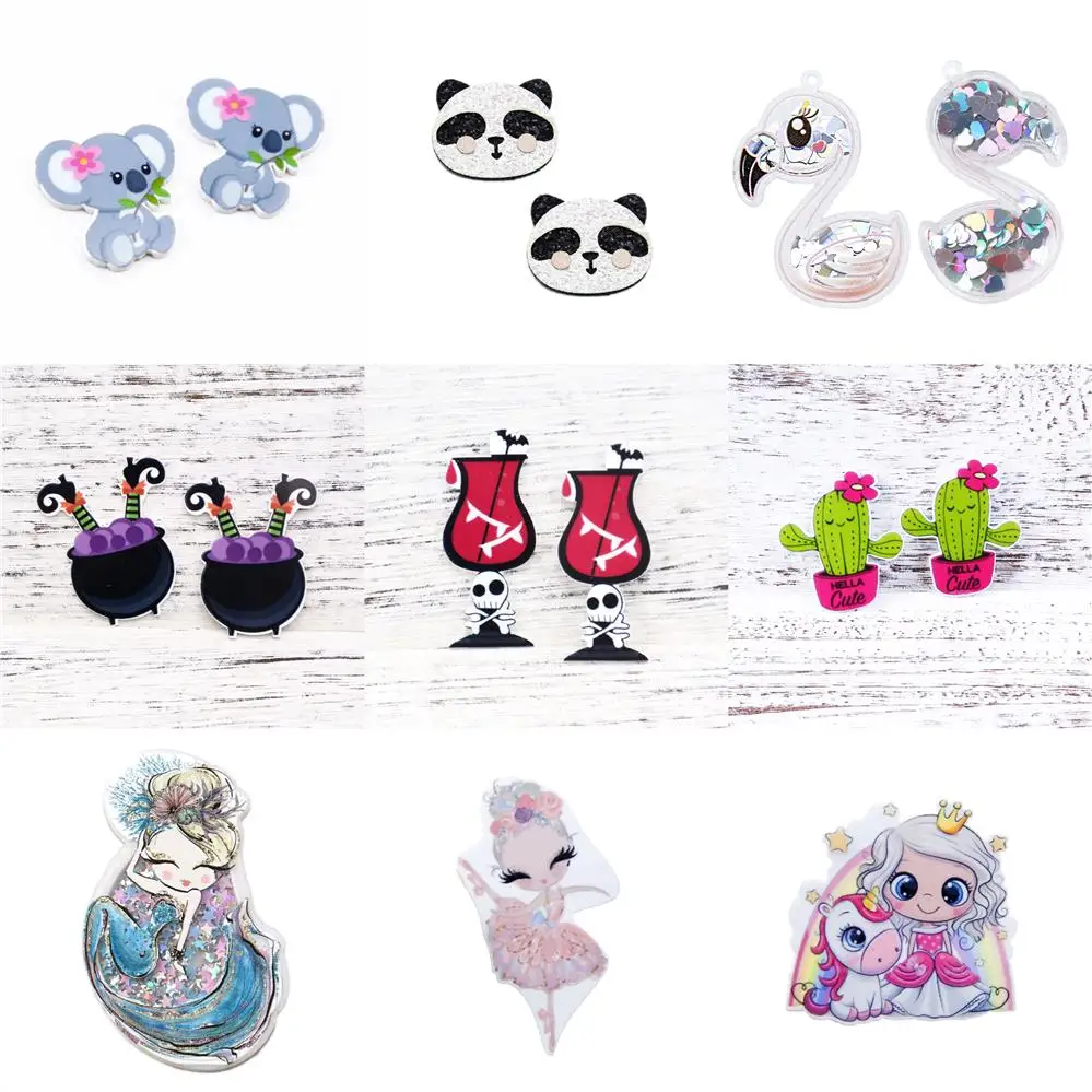 Блестящий акриловый чехол для телефона с изображением животного на Хэллоуин