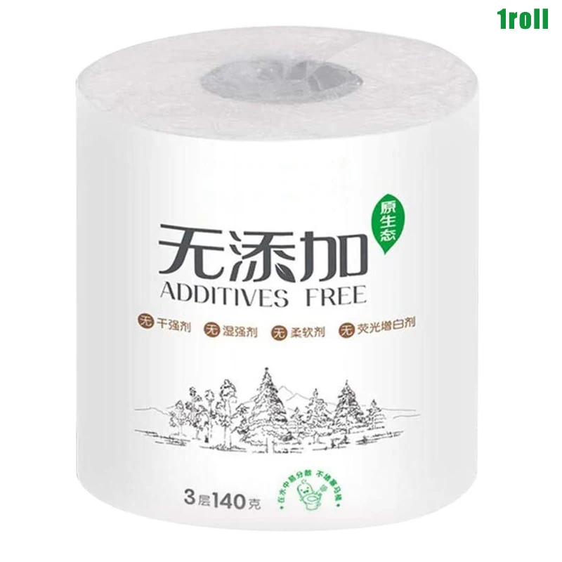 

3-слойная туалетная бумага, домашняя рулонная бумага, мягкая приятная для кожи бумага для ванной, белая салфетка C44