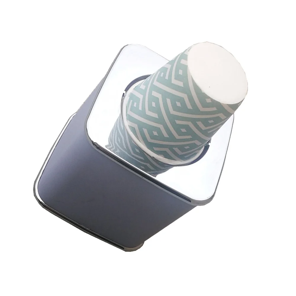 

Disposable Water Cup Dispenser Paper Cup Dispenser Type Beverage Cup Holder with 20PCS Cup (Random Pattern Cup)