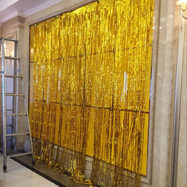 2m Colorful Foil Balloon Tassel Tied Balloons Rain Wedding Christmas Party Decorative 1st birthday decorations | Дом и сад