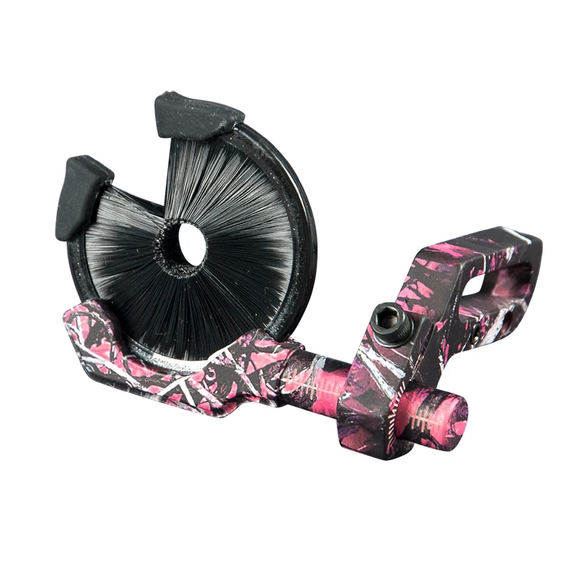 

1 Pc Archery Arrow Rest Compound Bow Round Hand Brush Screw Bristle Cake Stand On Arrow Maintenance Shooting Accessories