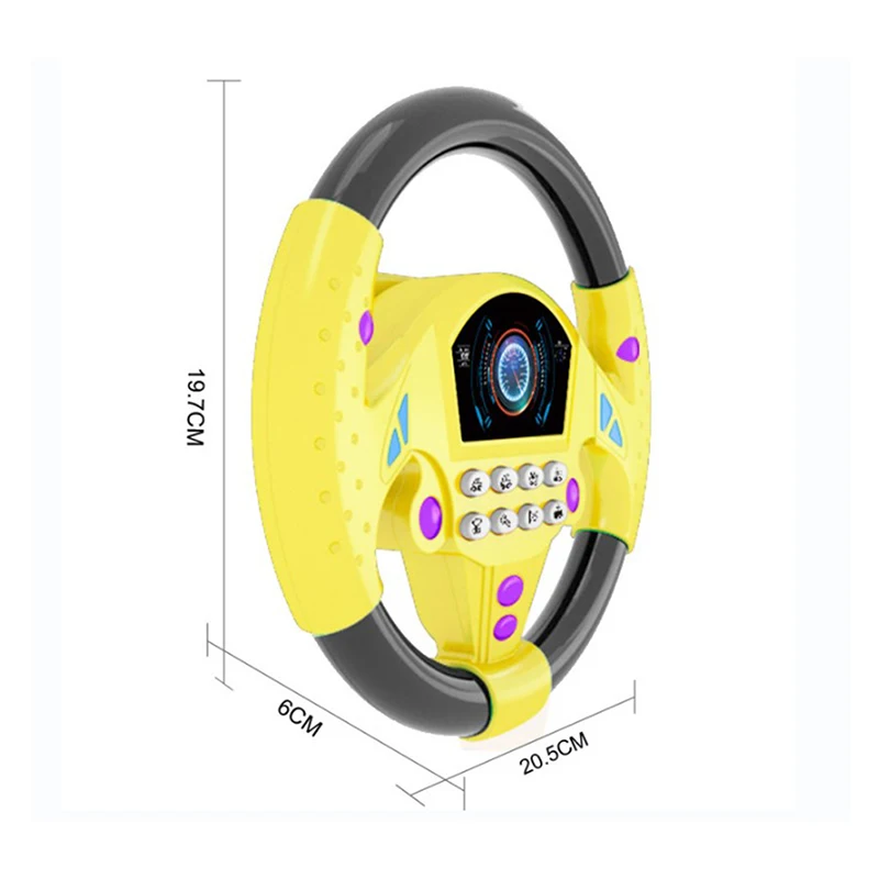 Имитация вождения автомобиля игрушка совместный пилот симулятор рулевого