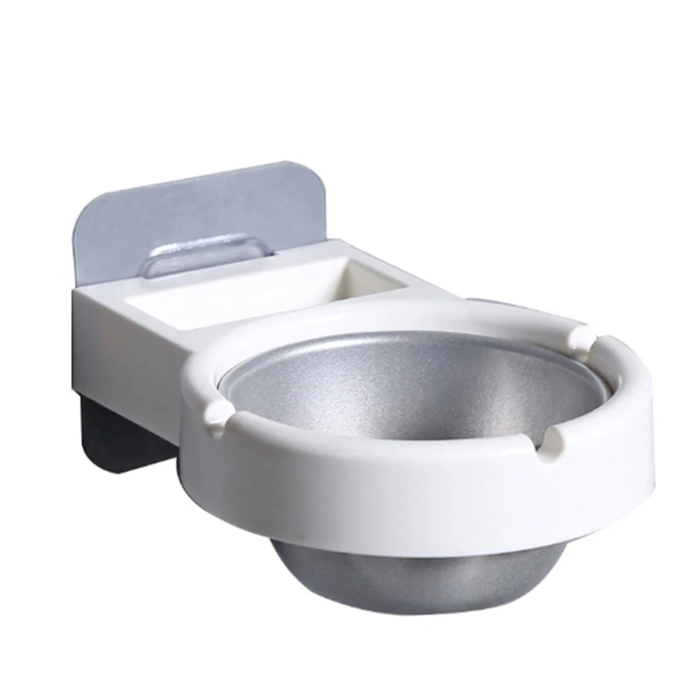 

Hanging Cigarette Storage Rack Bathroom Wall Mounted Stainless Steel Ashtray Toilet Storage Cup Cigarette Tool Box