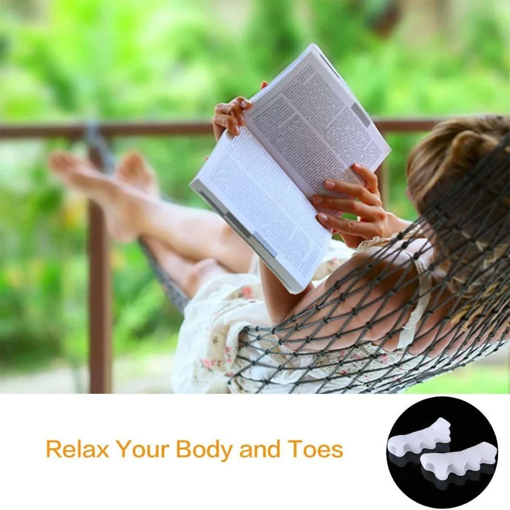 1 пара пять пальцев гель для защиты ног вальгусный корректор вспомогательные