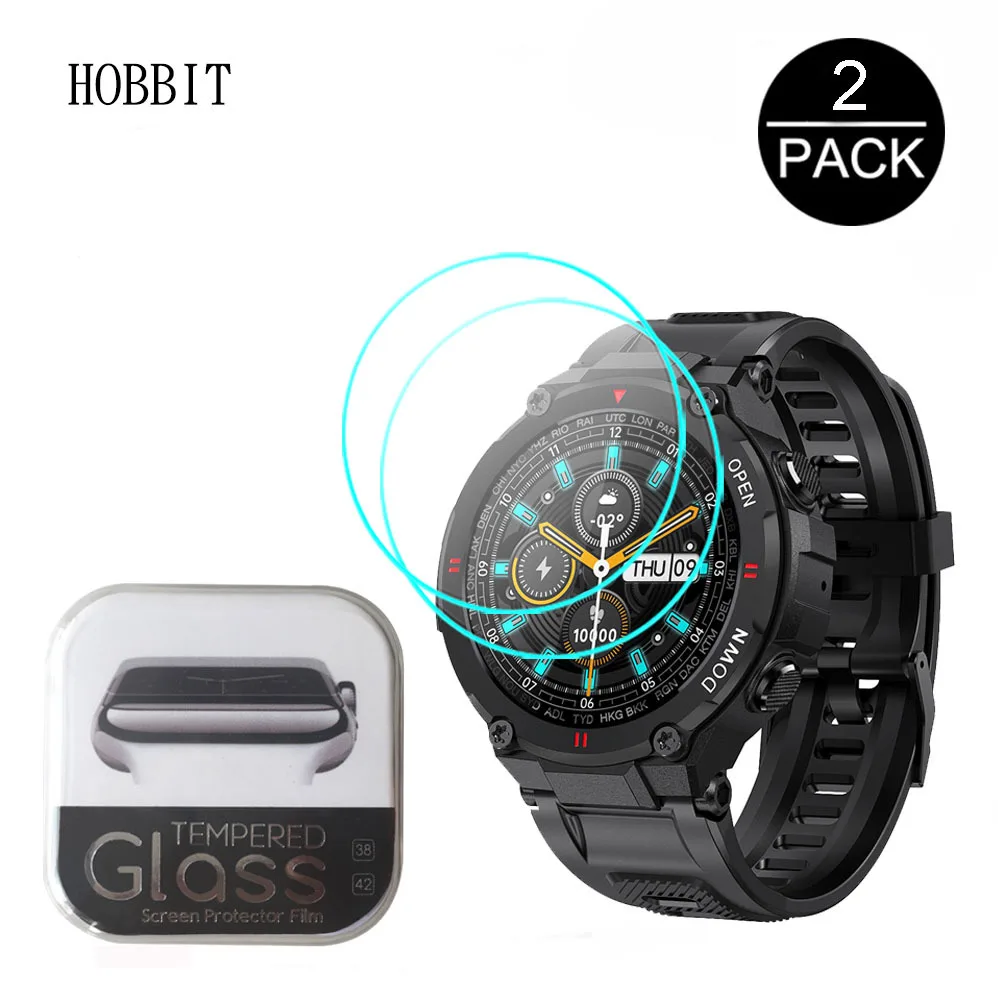 

2Pcs Tempered Glass For BlitzWolf BW-AT1 BW-AT2 BW-AT2C Clear 9H Premium Screen Protective Film Anti-Scratch Water-proof Glass