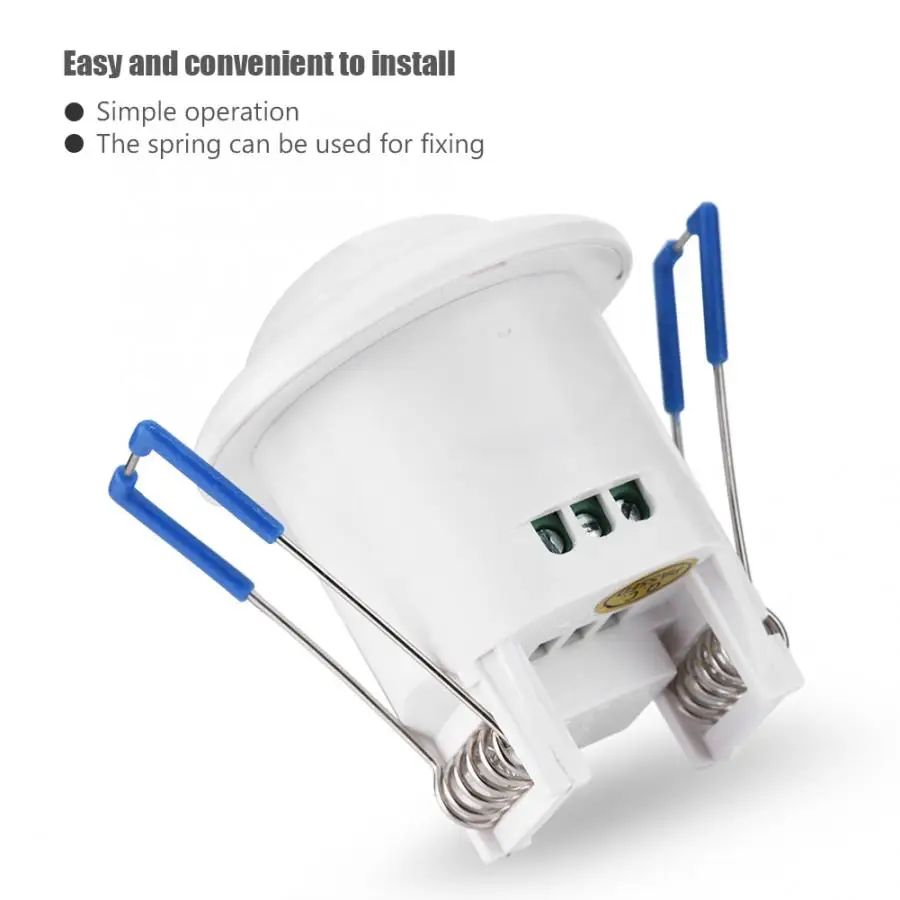 360 градусов утопленное Автоматический Инфракрасный датчик движения PIR Сенсор