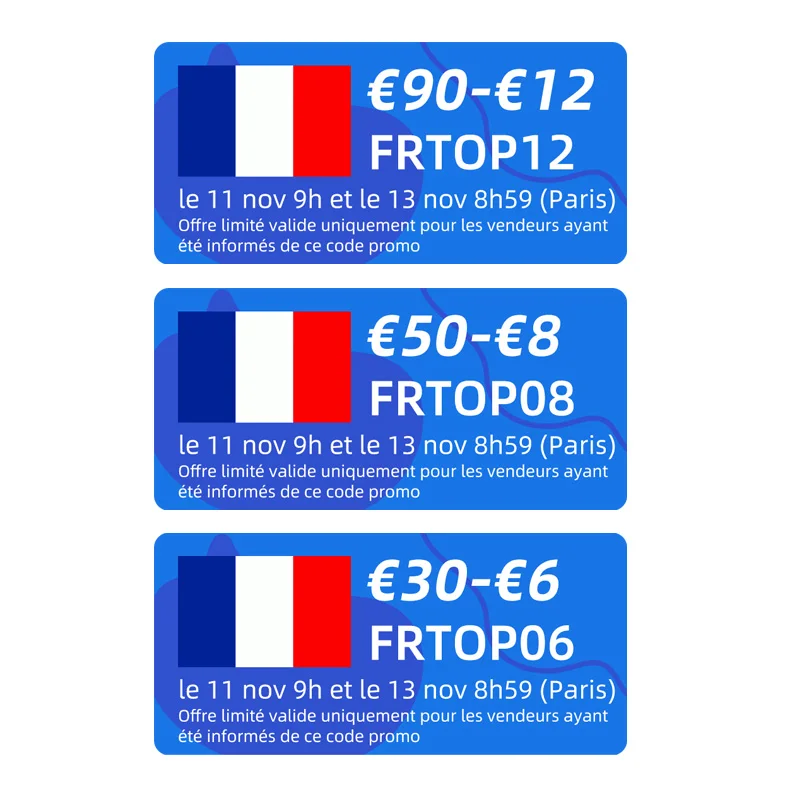 

11,11 Французский Код: Время использования: 11,11-11,12, можно использовать все товары в магазине.