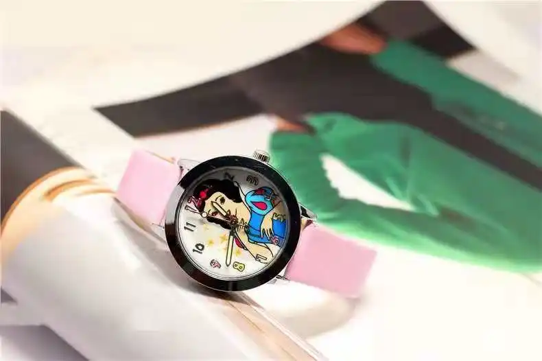 Popular children's cartoon classic Snow White quartz crystal belt glow-in-the-dark pointer watch | Наручные часы