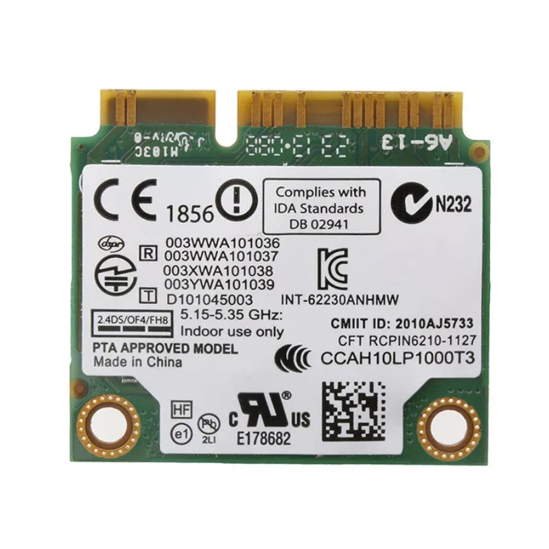 Intel 6230 Centrino Advanced-N 62230ANHM двухдиапазонный Wifi Bluetooth pci-E | Компьютеры и офис