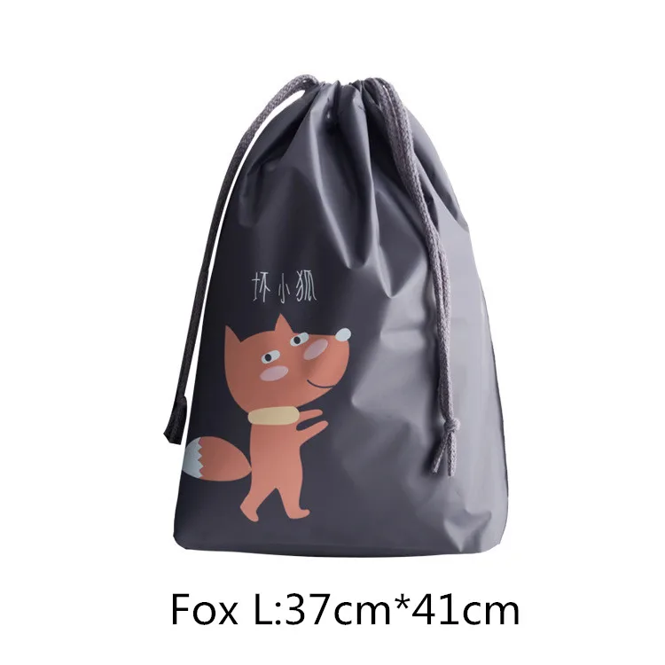 Fox L 1 шт. гидроизоляционные Мультяшные животные для новорожденных, украшения в спальню, напечатанные кровати, сумки-бампер, одежда для детей, игрушки, органайзер, бампер в кроватку - Цвет: Fox L