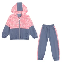 girls spring autumn clothing suits 2021 new net celebrities korean version childrens sports two piece suits for big boys girls