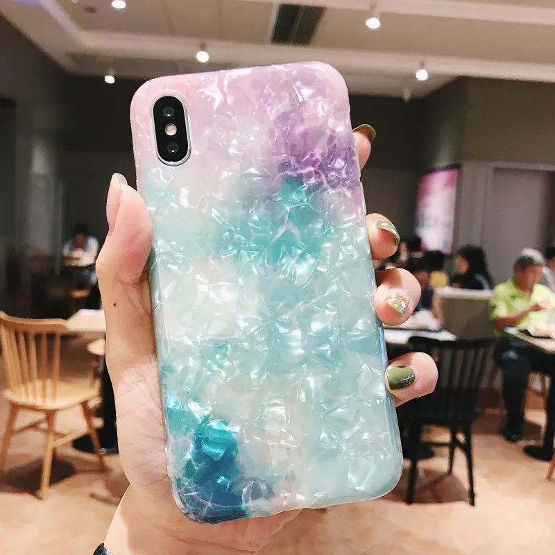Армейский зеленый Блестящий Мраморный чехол для iPhone XR, чехол с рисунком лимона, силиконовый IMD чехол для iPhone 6S 6 7 8 Plus, iPhone XR X Xs Max 11 чехол - Цвет: Армейский зеленый