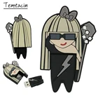 Богиня леди гага модель флеш-диск USB 2,0 8 Гб оперативной памяти, 16 Гб встроенной памяти, 32 ГБ, 64 ГБ, 128 ГБ флэш-накопитель 256 ГБ Memory Stick Cle USB флэш-накопитель креативный подарок