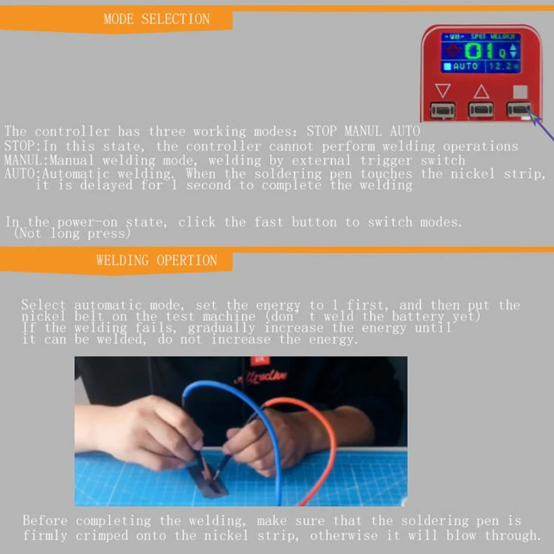 

Portable Transistor DIY Mini Spot Welding Machine 18650 Lithium Battery