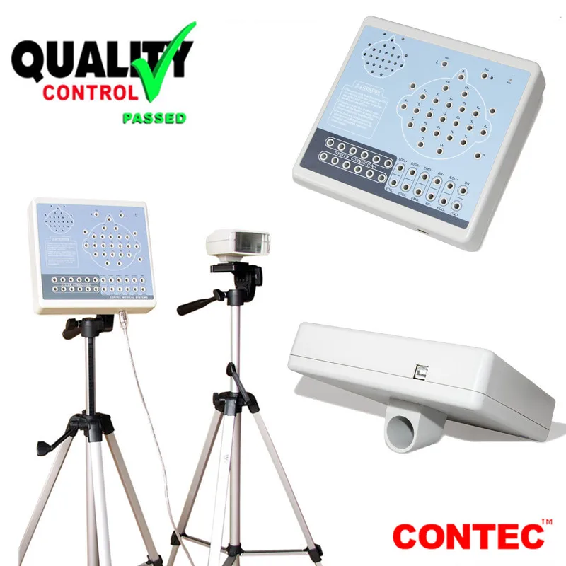 CONTEC бренд 24 канала ЭЭГ цифровой мозговой электрической деятельности