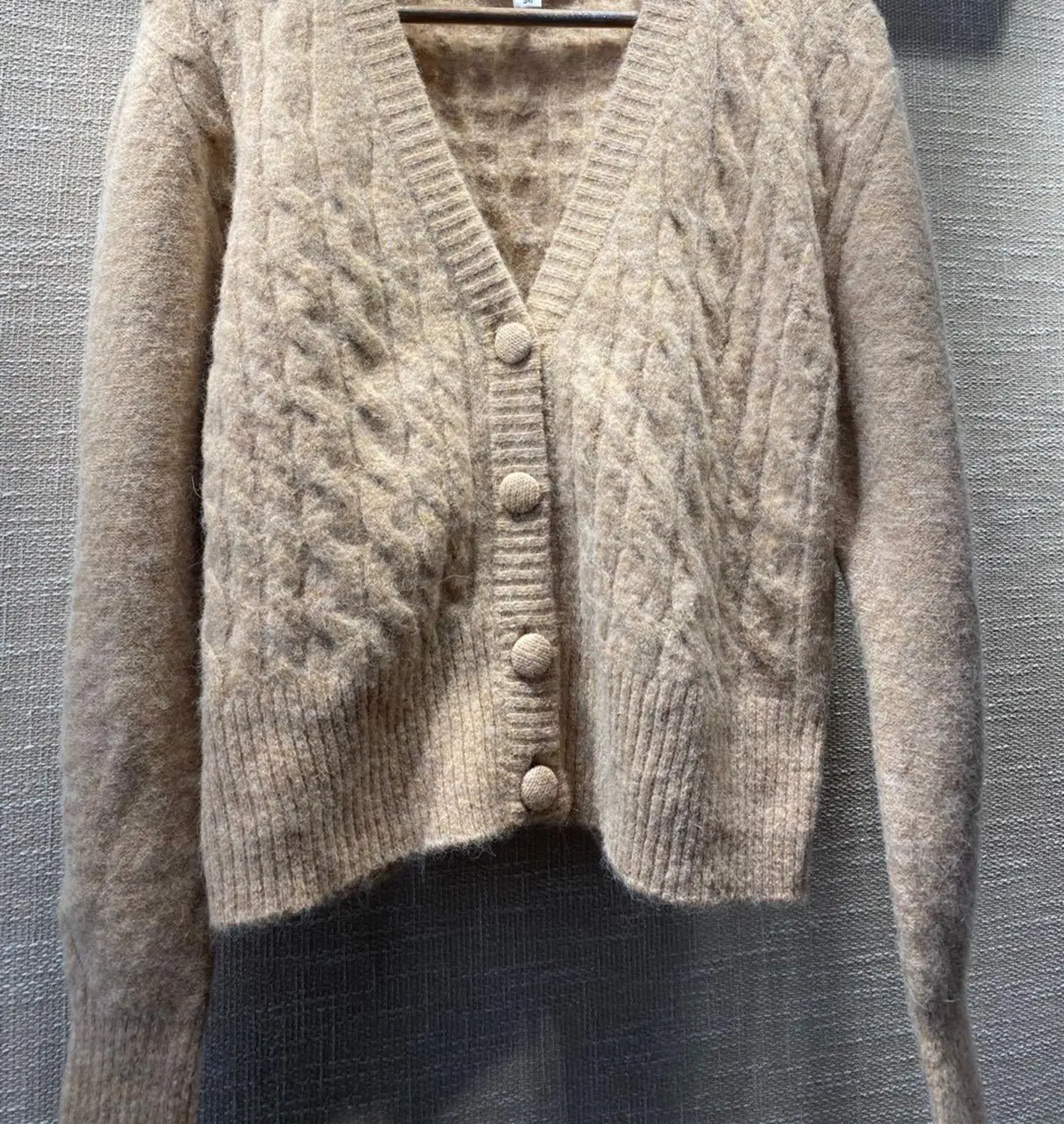 

Early Autumn Women's Single Breasted Sweater V-neck Solid Color Ladies Short Cardigans Knitwear