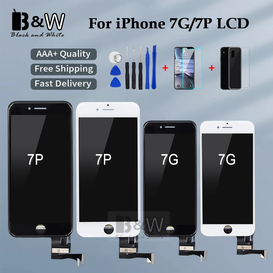 

Идеальный 3D сенсорный класс AAA 4,7 дюймов для iPhone 7 ЖК-экран Diaplay lcd сенсорный 5,5 дюймов Pantalla для iPhone 7P Верхняя панель дисплея распродажа