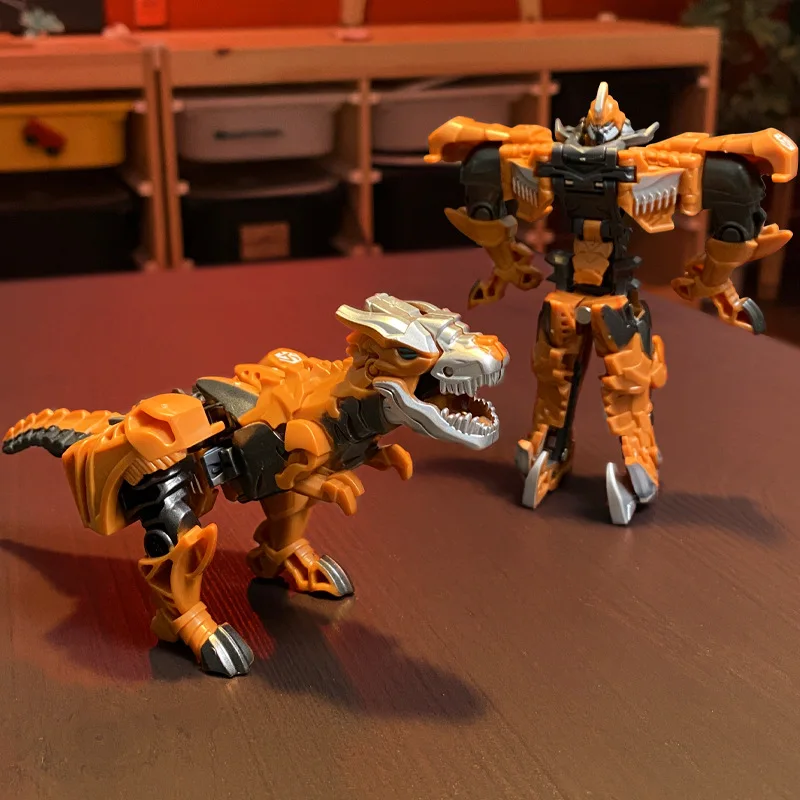 

Deformation Toy Model Car King Kong Robot Birthday Gift Child Boy One Step Into A Dinosaur Model Car