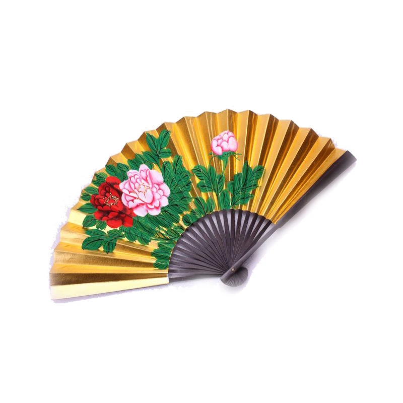 Золотая маска в китайском стиле ручная роспись веер Пекинская опера красота