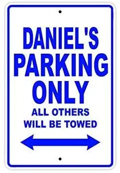 

Metal Tin Sign Wall Decor Man Cave Bar 12 x 8 Inches Brayden's Parking Only All Others Will Be Towed Warning Plaque Art Decor