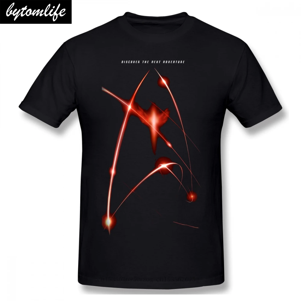 

Men Clothing Star Trek Science FictionTV Series Homme T-Shirt Discovery Season 2 Premier Poster Streetwear Short Sleeve