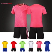 soccer jersey sets 2021 kids football uniform team sports training short sleeve game man wear shirt tracksuits camiseta futbol