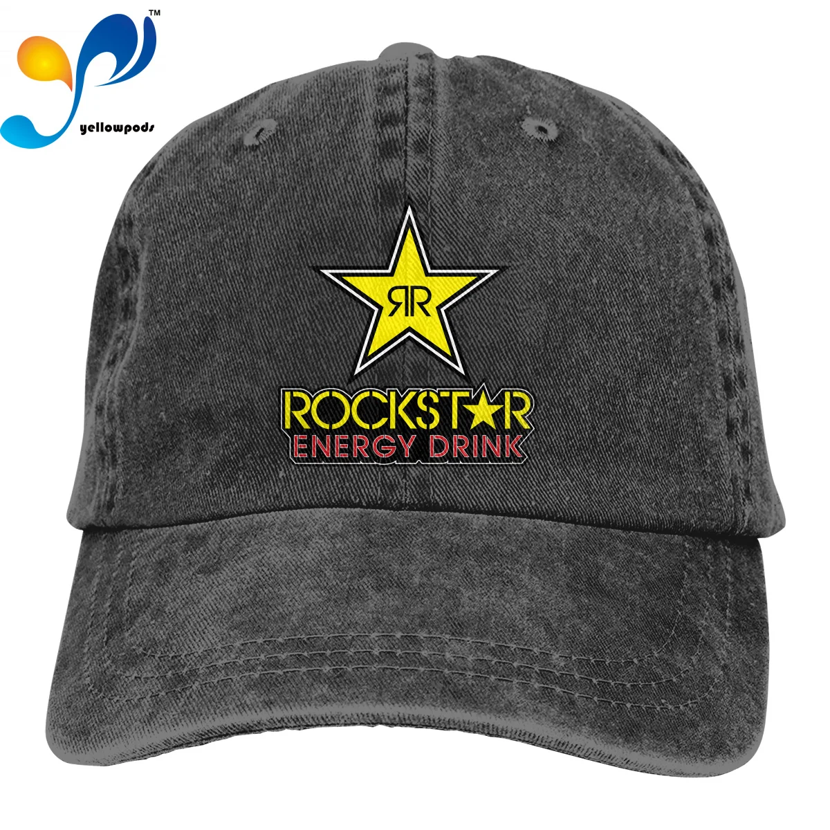 Модная бейсболка с 3D принтом Rockstar Energy Drink головные уборы логотипом для мужчин и