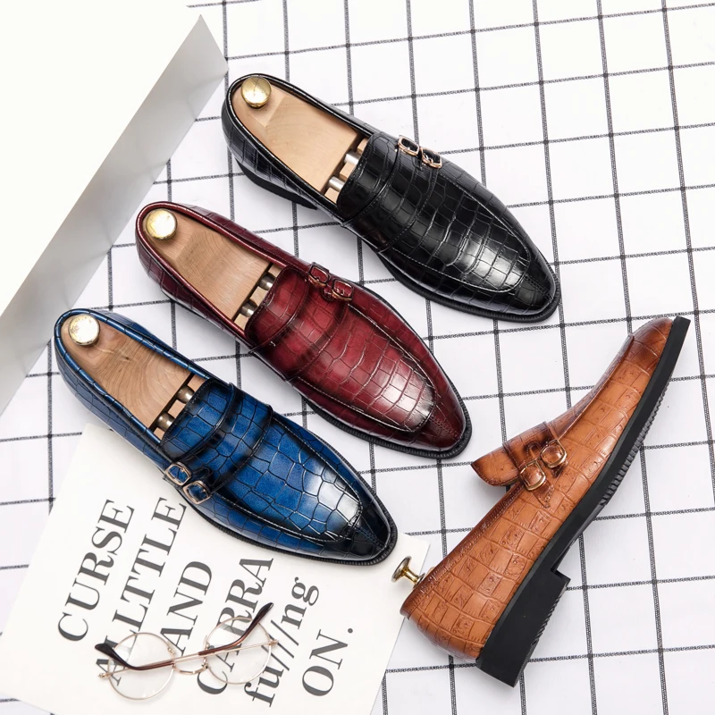

Plus size48 shoes men's original 2021 new high quality fashion gentleman casual shoes business banquet driving Mocha shoes туфли